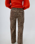 Sustainable leopard print pants for women, animal print pants for women, cheetah print pants
