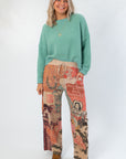 Out Of Range Pistachio Textured Sweater