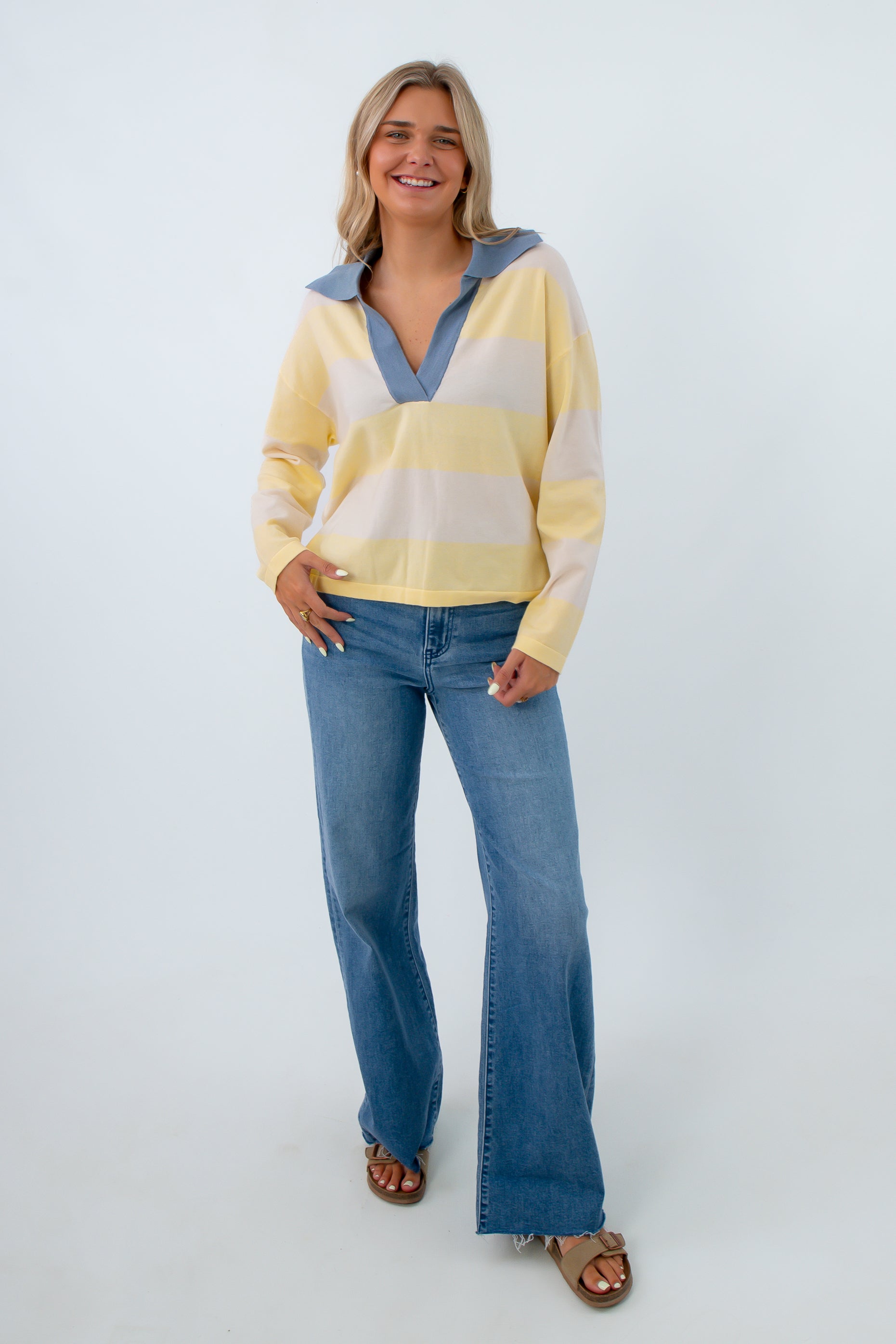 Daze Denim Right On Far Out Wide Leg Jean