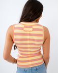 Free People Butter Yellow Stripe Jamie Henley