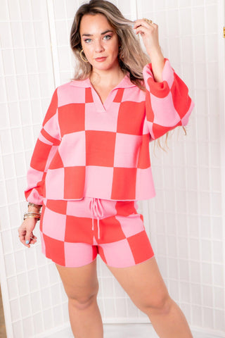 Checkmate Sweater Set-Le Lis-L. Mae Boutique