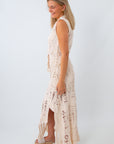 Calypso Cream Asymmetrical Crochet Set