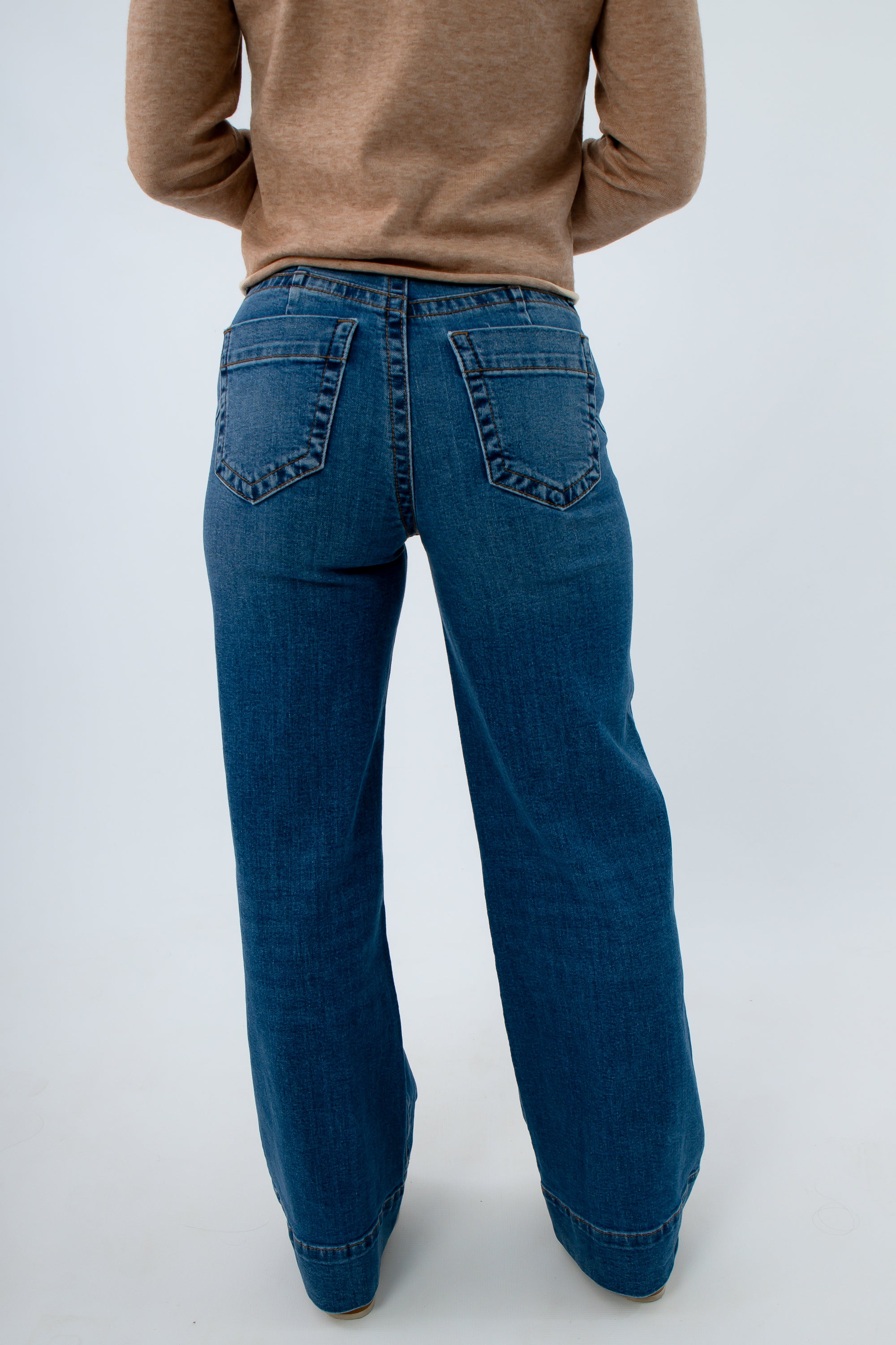 Wide leg trouser jeans, women's high rise trouser jeans, kut from the kloth trouser jeans