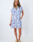 THML Blue Sea Star Short Sleeve Dress