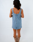 Show Me Your Mumu Jet Stream Blue Topanga Mini Dress