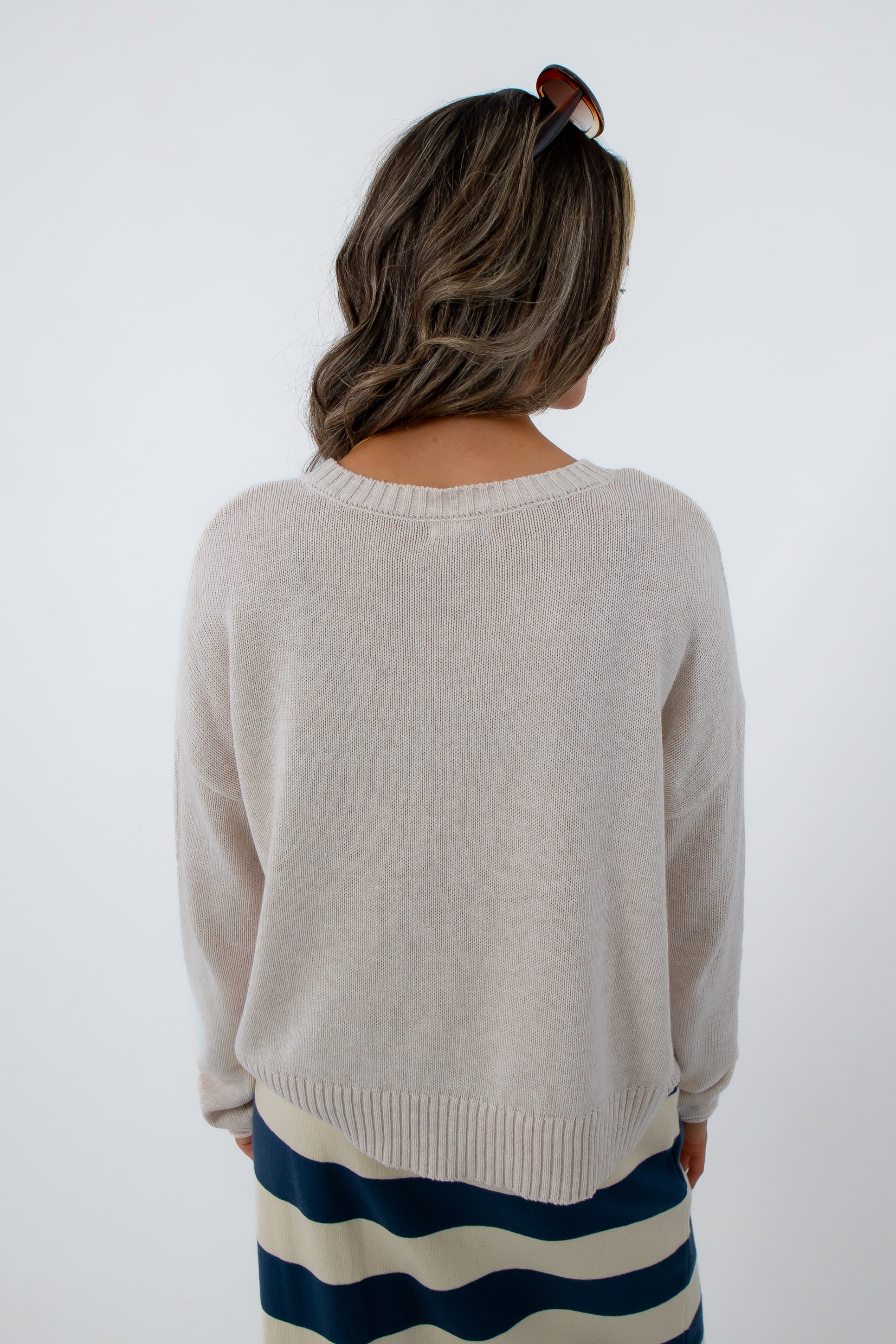 Light Oatmeal Heather Sweater