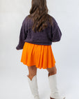 Clemson Varsity Purple Turtleneck Sweater
