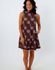 Sweet Pea High Neck Floral Dress