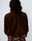 Stylish bomber jacket with side pockets and bubble hem, Women’s fall jackets with stand collar and button closure