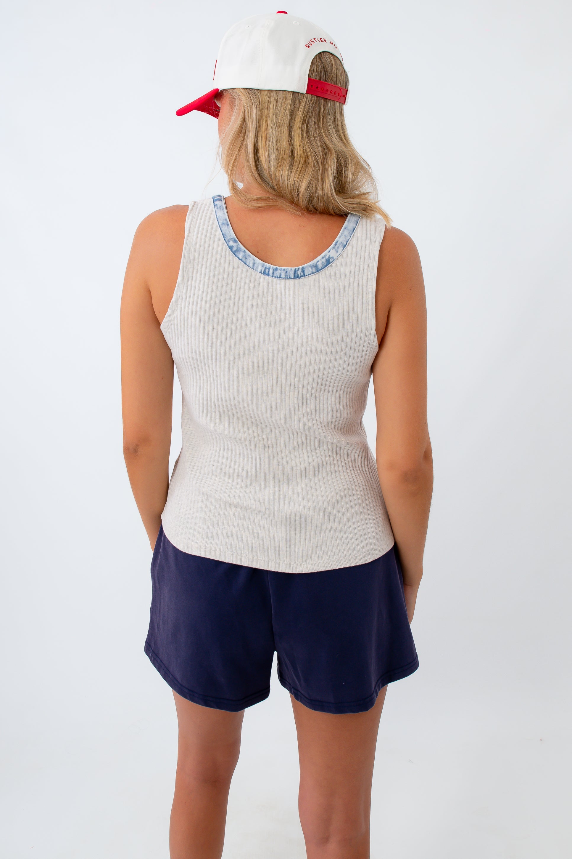 Blue Jean Baby Henley Tank Top