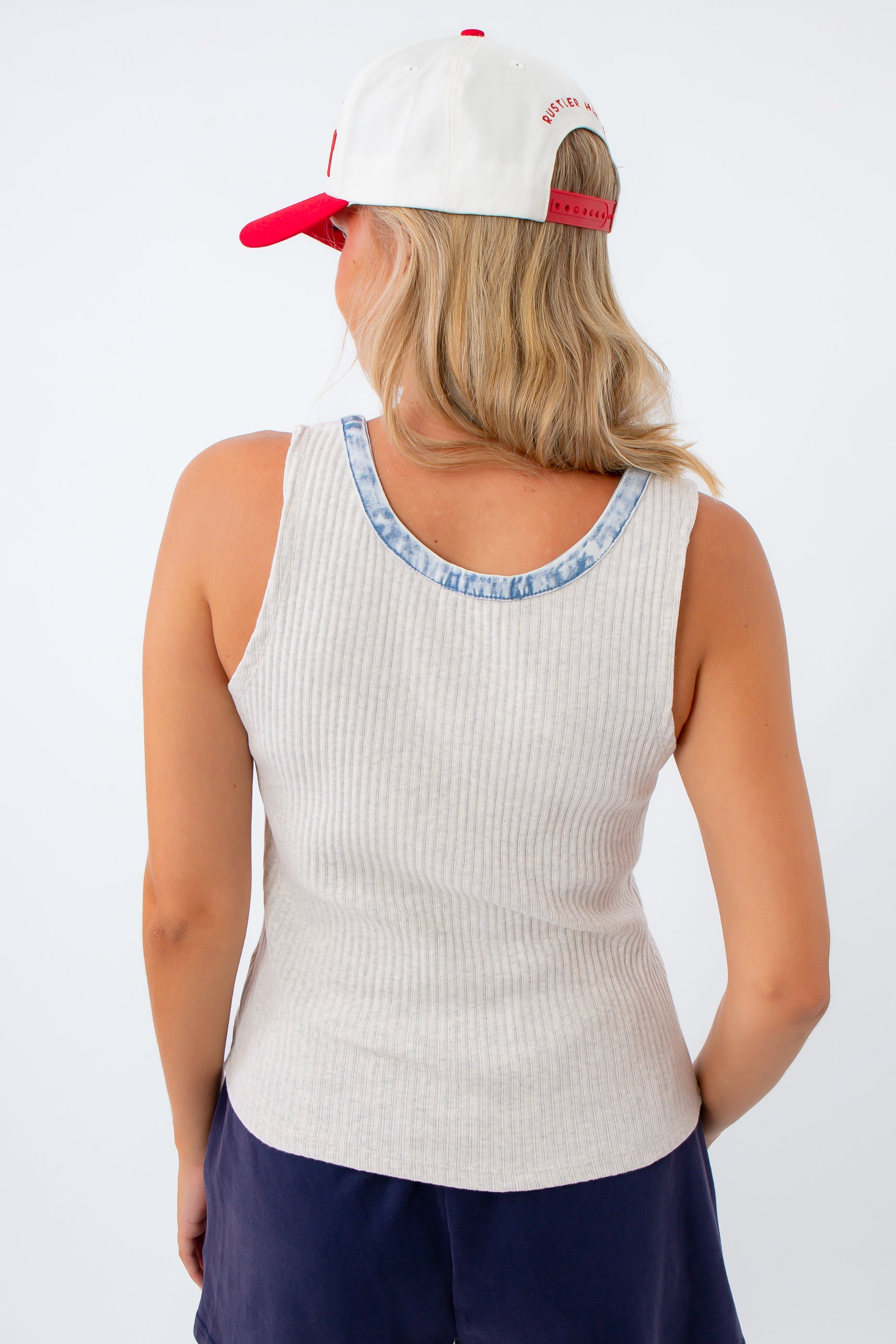 Blue Jean Baby Henley Tank Top