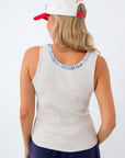 Blue Jean Baby Henley Tank Top