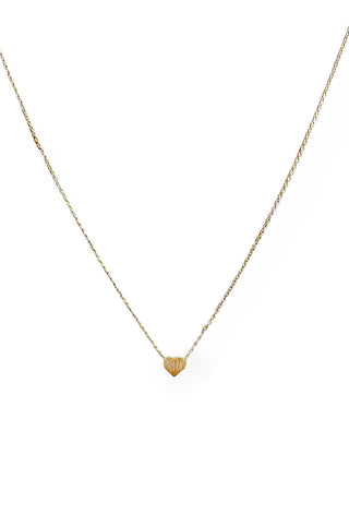 Dainty Gold Heart Necklace-Luxe Group-L. Mae Boutique
