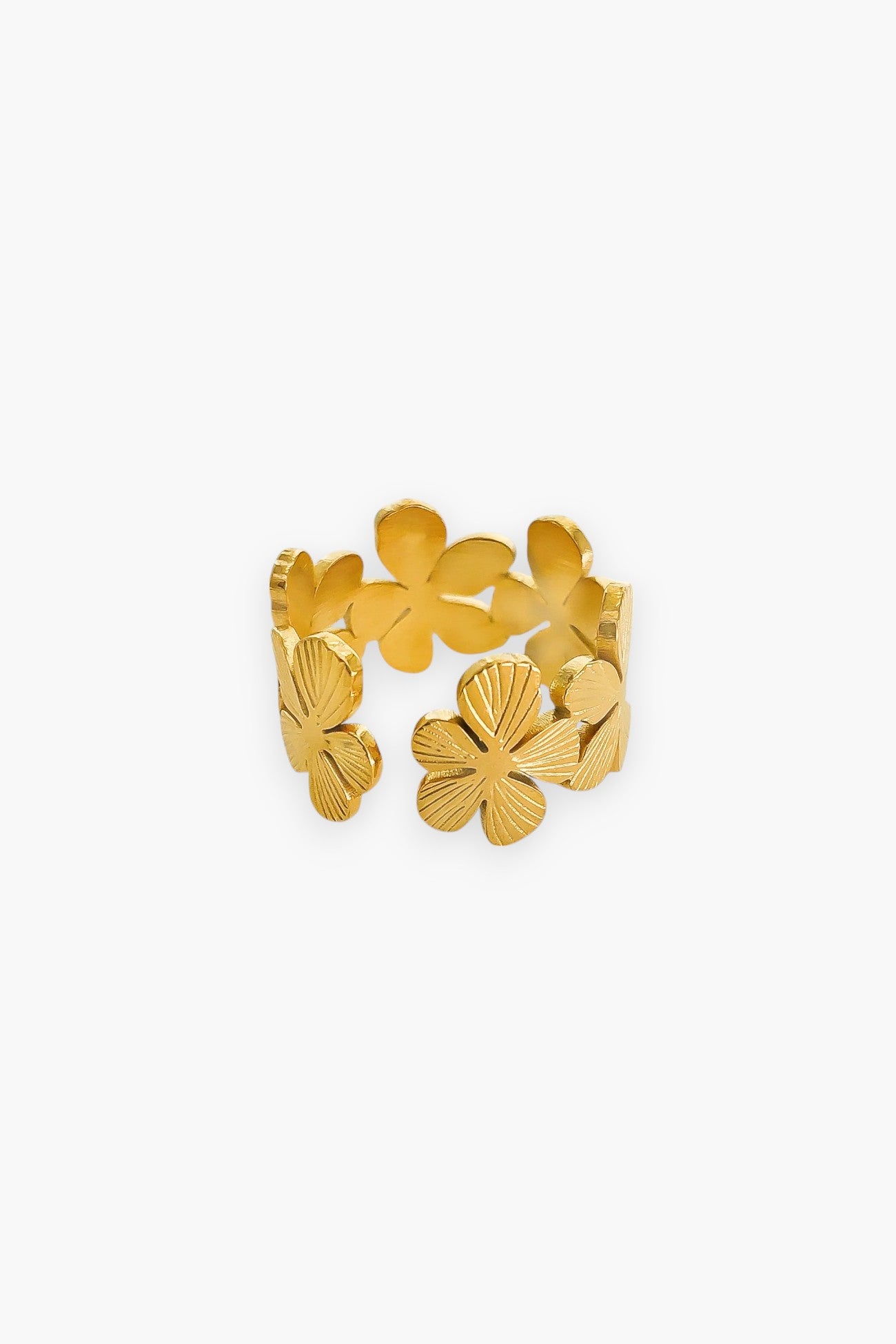 Daisy Chain Gold Plated Ring-Jewelry-OMG Blings-L. Mae Boutique & Wild Mabel Clothing