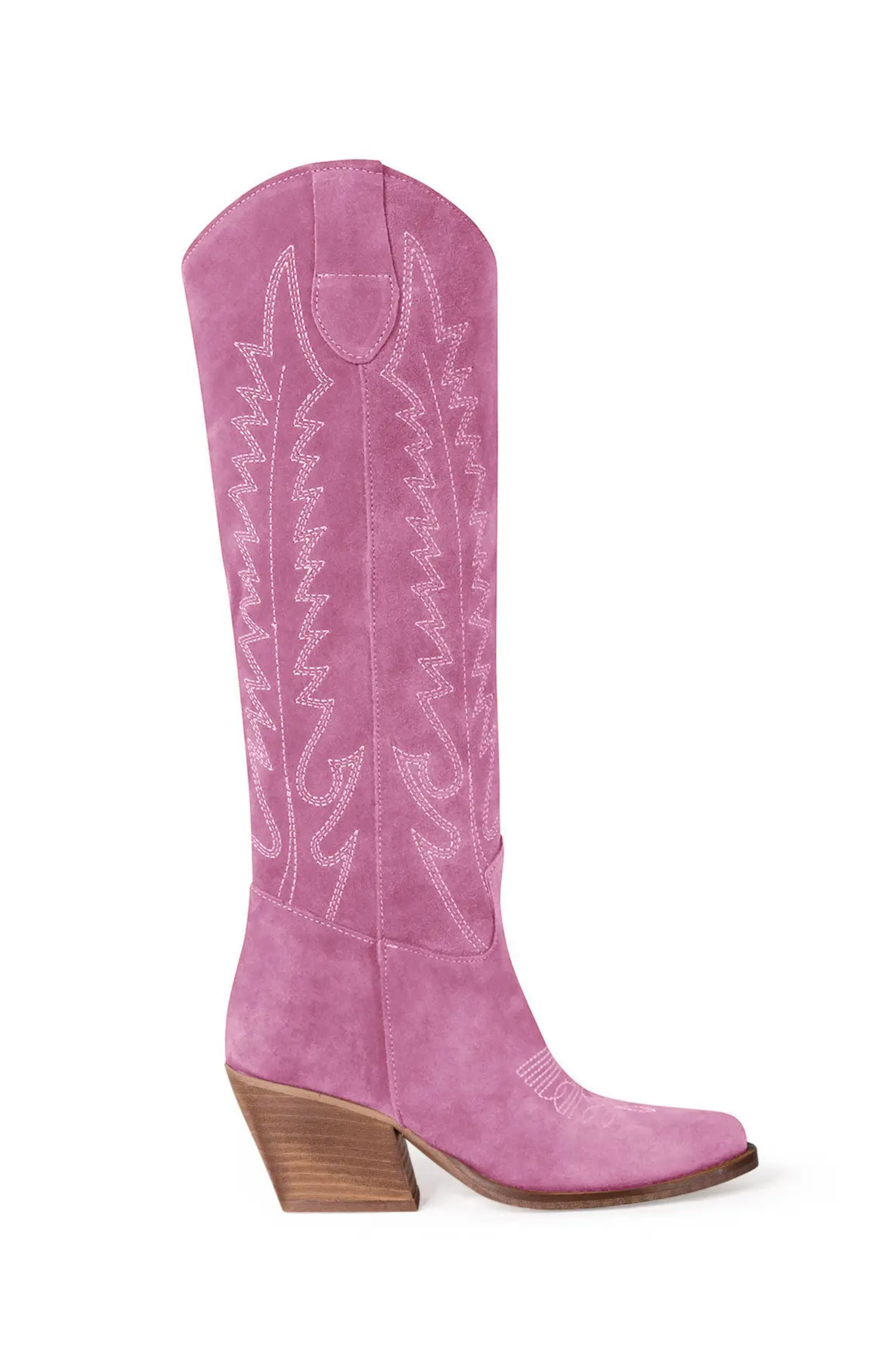 Dallas Rosa Pink Cowboy Boot-Accessories-Kali Shoes-L. Mae Boutique &amp; Wild Mabel Clothing