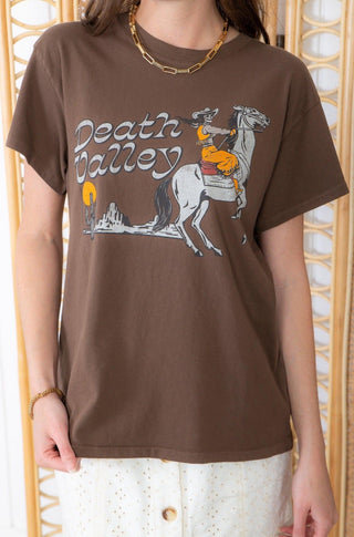 Daydreamer Chocolate Death Valley Tour Tee-Tops-Daydreamer-L. Mae Boutique & Wild Mabel Clothing