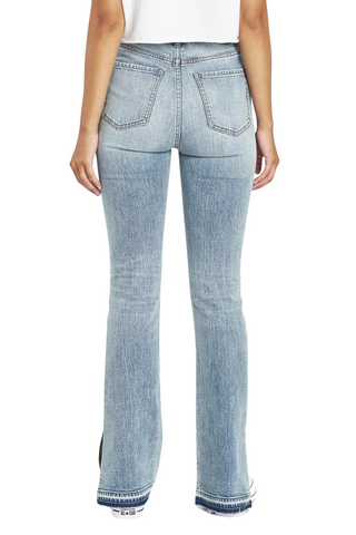 Daze Double Dare Go-Getter Slim High Rise Flare Jeans-Daze Denim-L. Mae Boutique