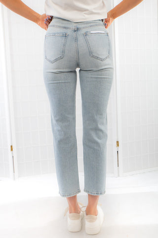 Daze High Key Straight Up High Rise Denim-Bottoms-Daze Denim-L. Mae Boutique & Wild Mabel Clothing