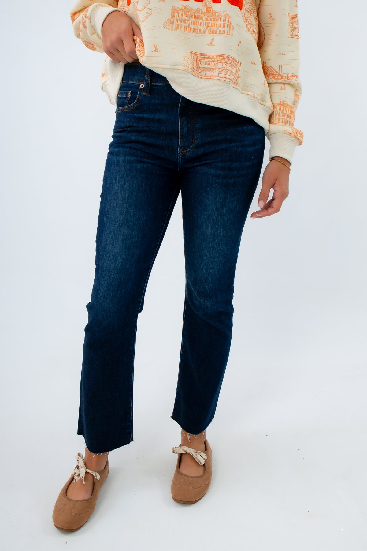 Daze Denim Serene Shy Girl Crop Flare