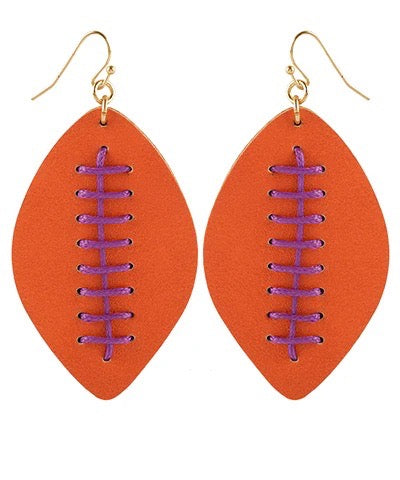 Ready Set Clemson Football Earrings