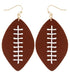 Ready Set Football Earrings