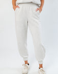 Back In Action Heather Grey Joggers