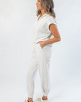 Back In Action Heather Grey Sleeveless Top