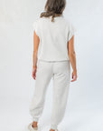 Back In Action Heather Grey Sleeveless Top
