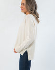 Cream Long Sleeve Sweater