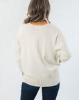 Cream Long Sleeve Sweater
