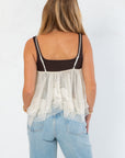 Free People Ivory Sweet Escape Cami
