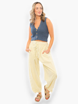 Free People Khaki Chino Hadley Poplin Pants-Bottoms-Free People-L. Mae Boutique & Wild Mabel Clothing