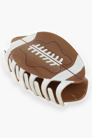 Game Day Football Claw Clip-Accessories-ANBFASHION-L. Mae Boutique & Wild Mabel Clothing