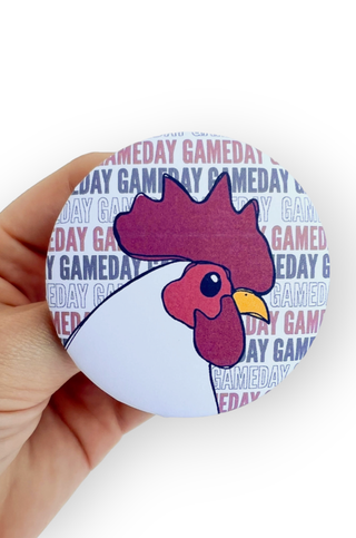 Gamecocks Garnet & Black Gameday Button-Accessories-Thanks For Everything-L. Mae Boutique & Wild Mabel Clothing