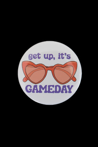 Get Up It's Gameday Orange & Purple Button-Accessories-Thanks For Everything-L. Mae Boutique & Wild Mabel Clothing