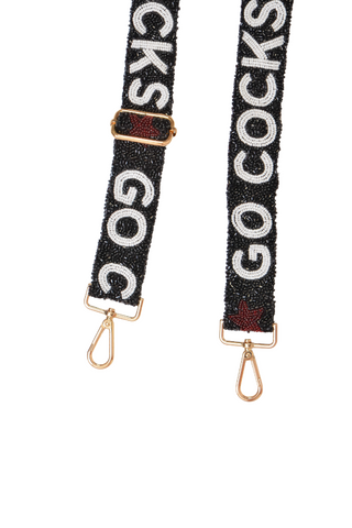 Go Cocks Gamecocks Beaded Strap-Accessories-Tiana Designs-L. Mae Boutique & Wild Mabel Clothing