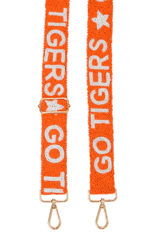 Go Tigers Beaded Gameday Strap-Tiana Designs-L. Mae Boutique