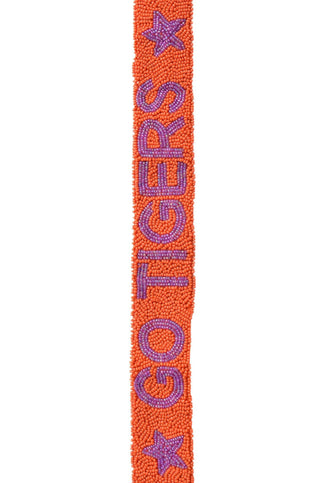 Go Tigers Beaded Gameday Strap-Accessories-Tiana Designs-L. Mae Boutique & Wild Mabel Clothing