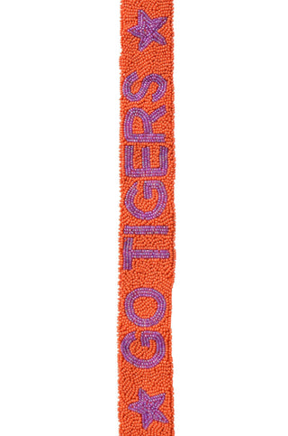 Go Tigers Beaded Gameday Strap-Tiana Designs-L. Mae Boutique
