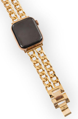 Gold Double Chain Smartwatch Band-Tops-AN Enterprises-L. Mae Boutique & Wild Mabel Clothing