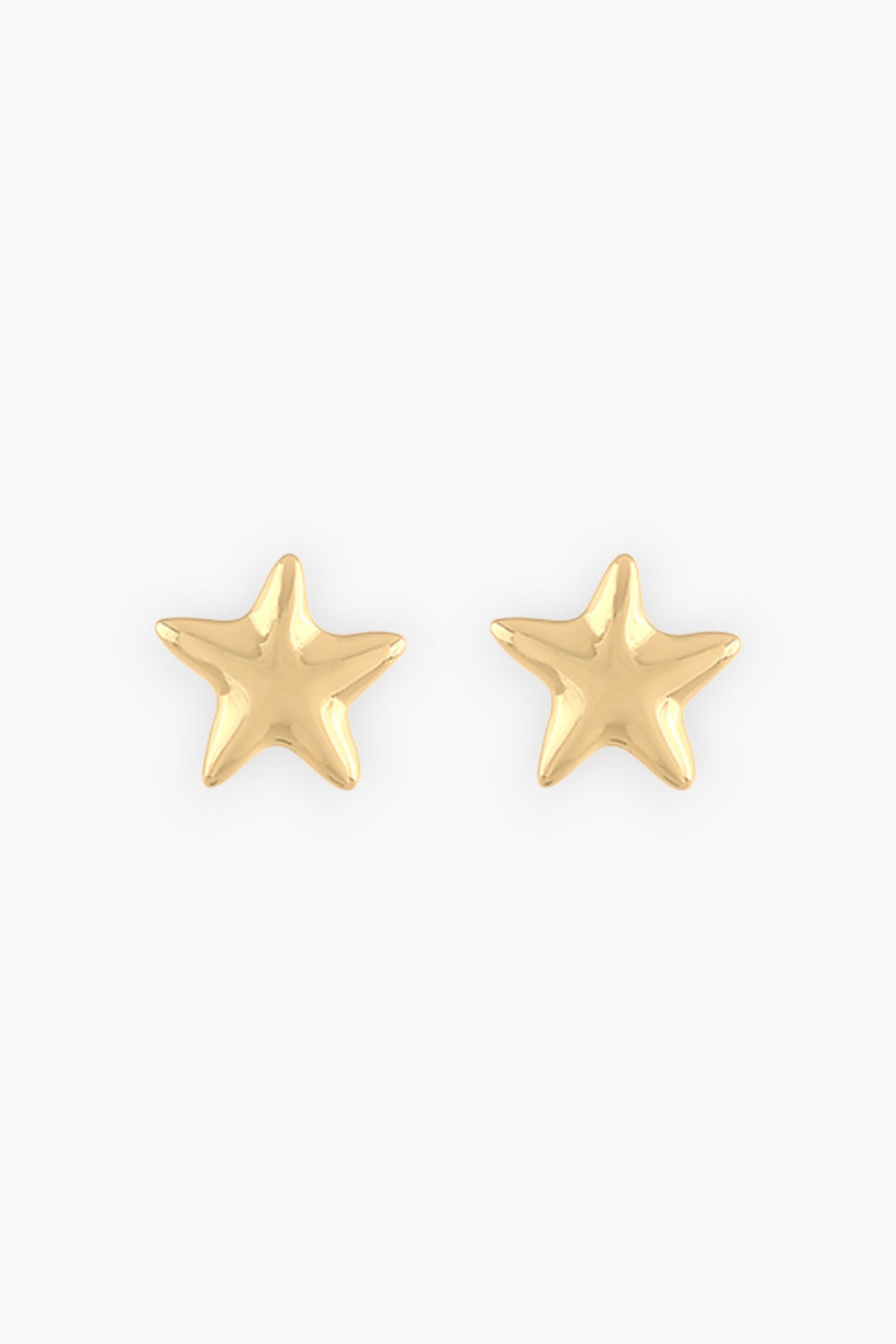 Gold Smooth Starfish Earrings-Jewelry-Golden Stella-L. Mae Boutique & Wild Mabel Clothing