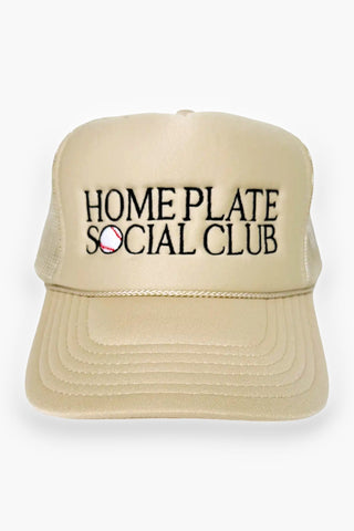 Home Plate Social Club Trucker Hat-Accessories-Poppy & Pine-L. Mae Boutique & Wild Mabel Clothing