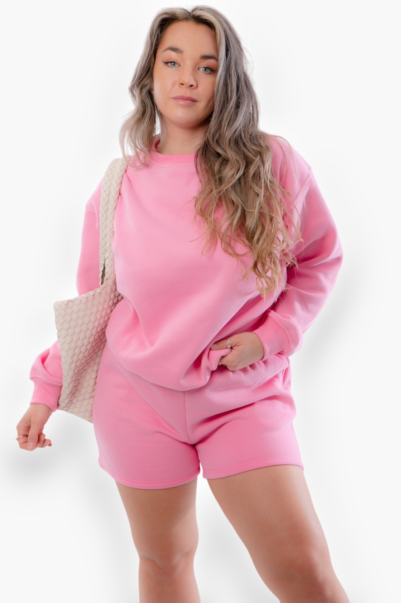 Hot Pink Giddy Up Buttercup Sweatshirt-Tops-Bailey Rose-L. Mae Boutique &amp; Wild Mabel Clothing