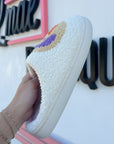 White Halloween Cookie Slippers