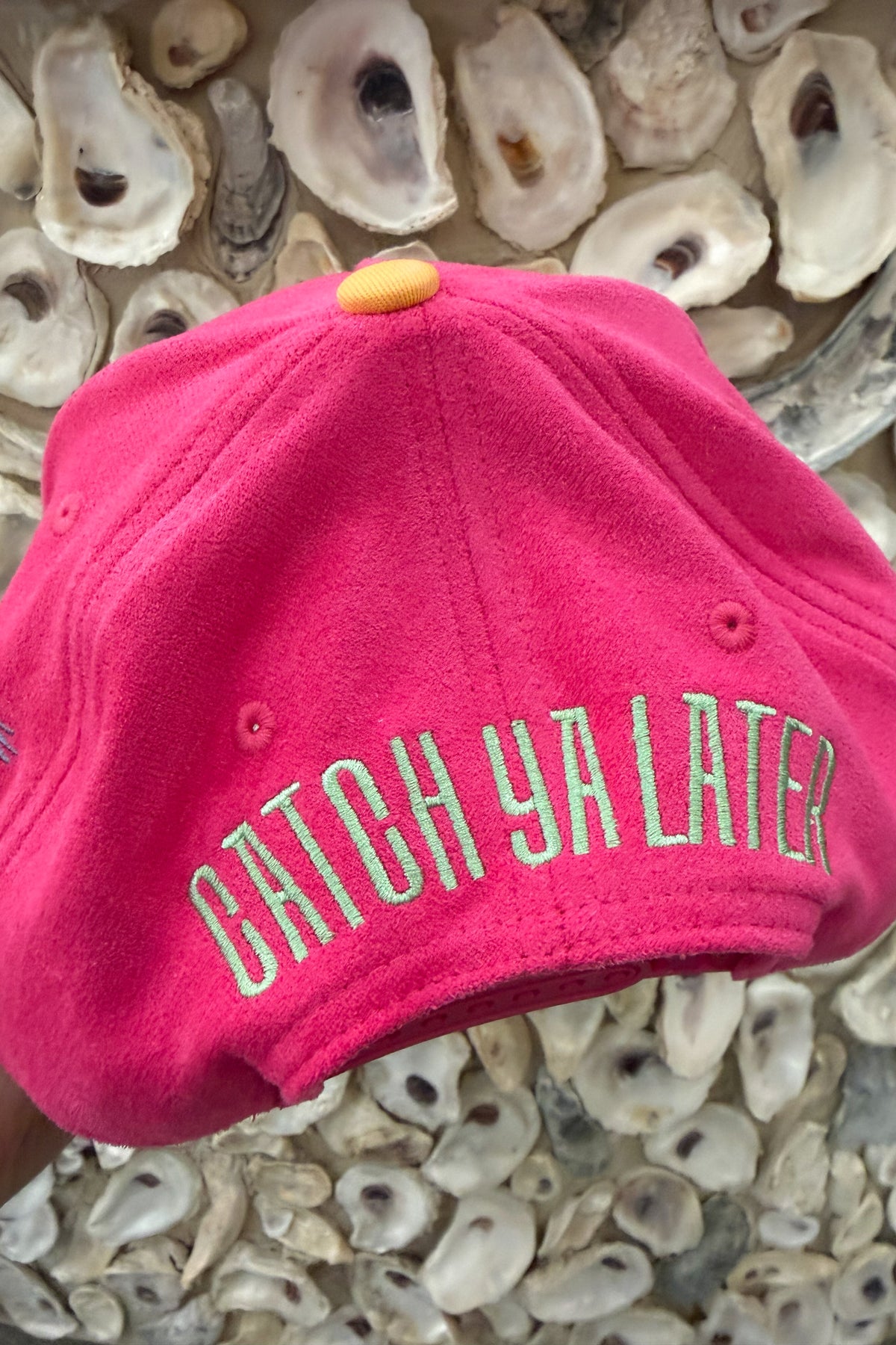Adjustable colorful trucker hat for girls, fishing hat for girls, girls trucker hat with fish