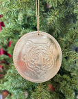 Go Get Em Tiger Leather Ornament