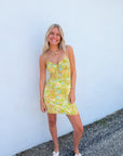 Meadow Muse Sweetheart Mini Dress
