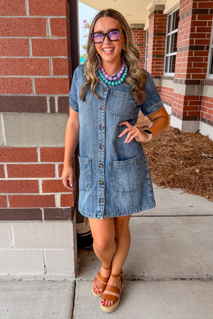Kut from the Kloth Unfailing Parker Denim Dress