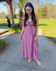 Augusta Gingham Midi Dress