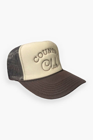 I'm a Member of the Country Club Trucker Hat-Happi Style-L. Mae Boutique